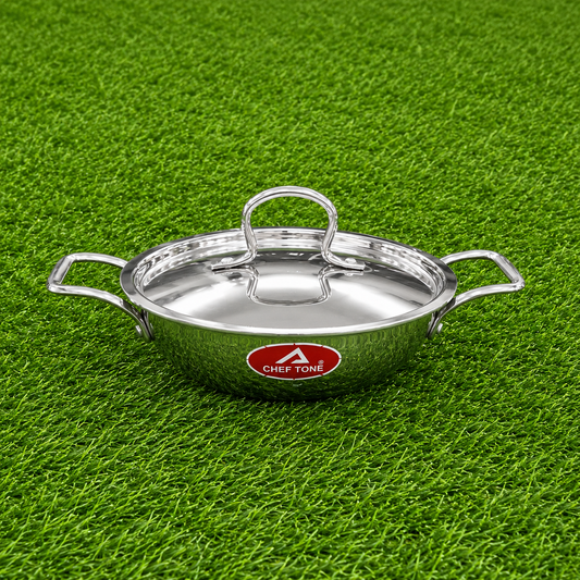 Chef Tone Triply Kadhai With SS Wire Handle Regular Series