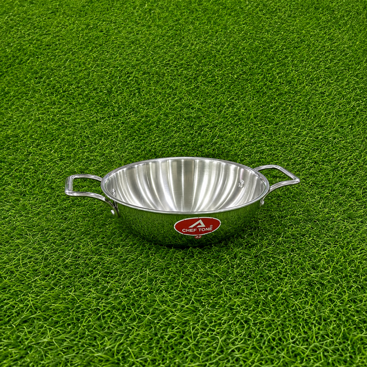 Chef Tone Triply Kadhai With SS Wire Handle Regular Series