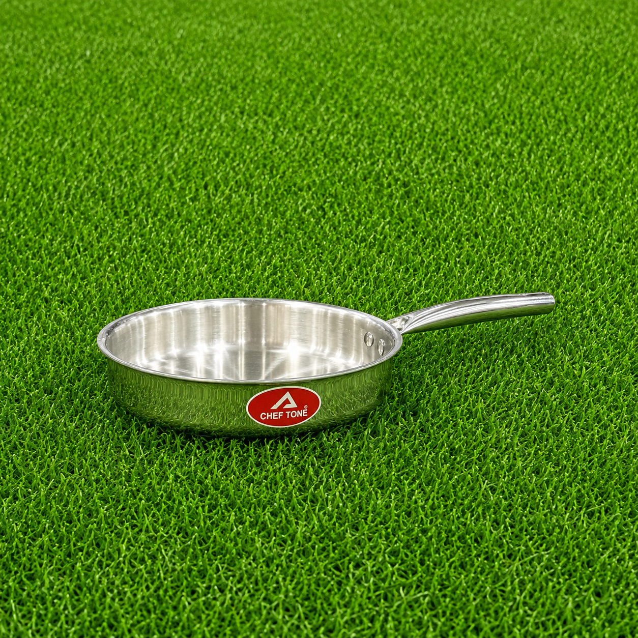 Chef Tone Triply Saute Pan With SS Pipe Handle Regular Series