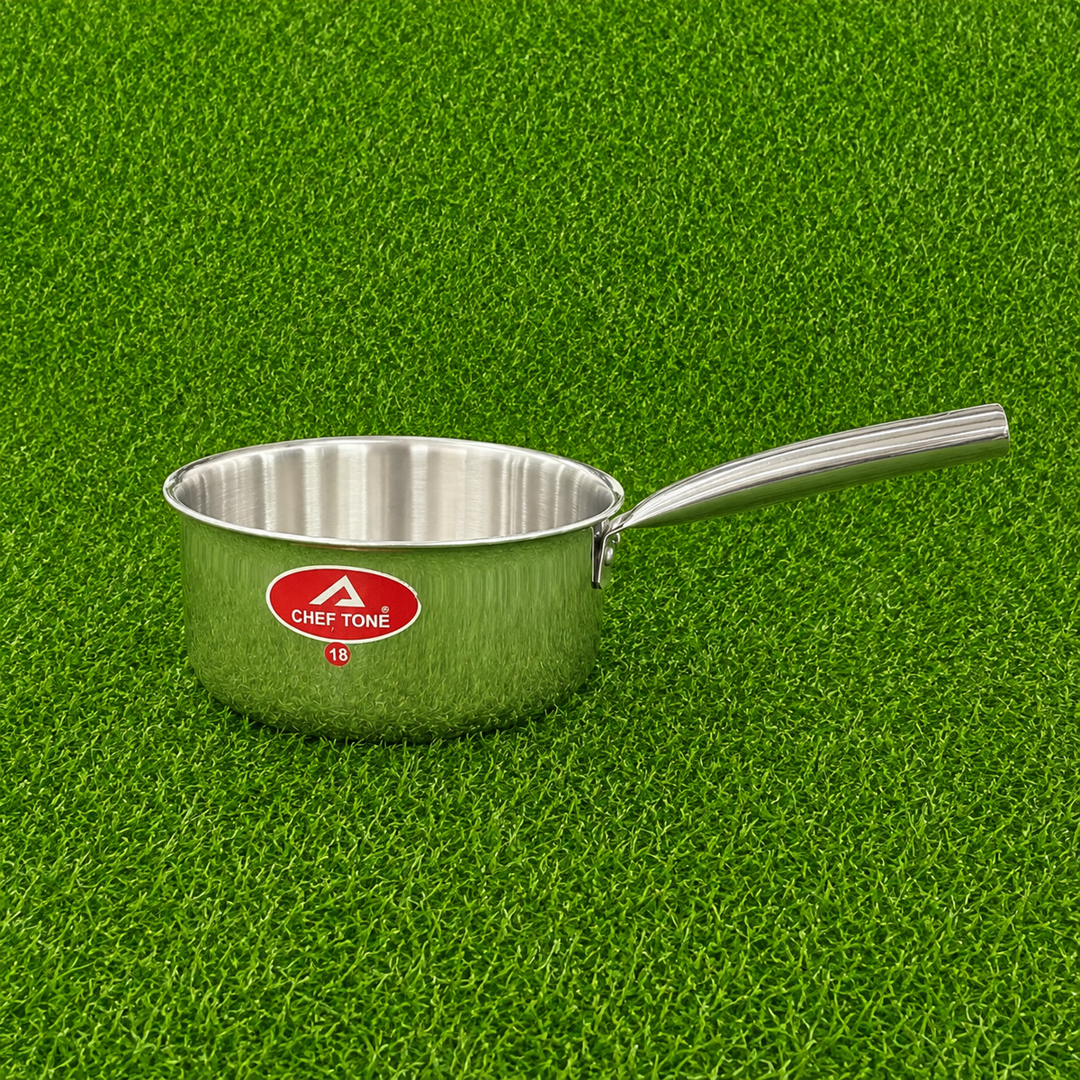 Chef Tone Triply Sauce Pan With SS Pipe Handle Regular Series