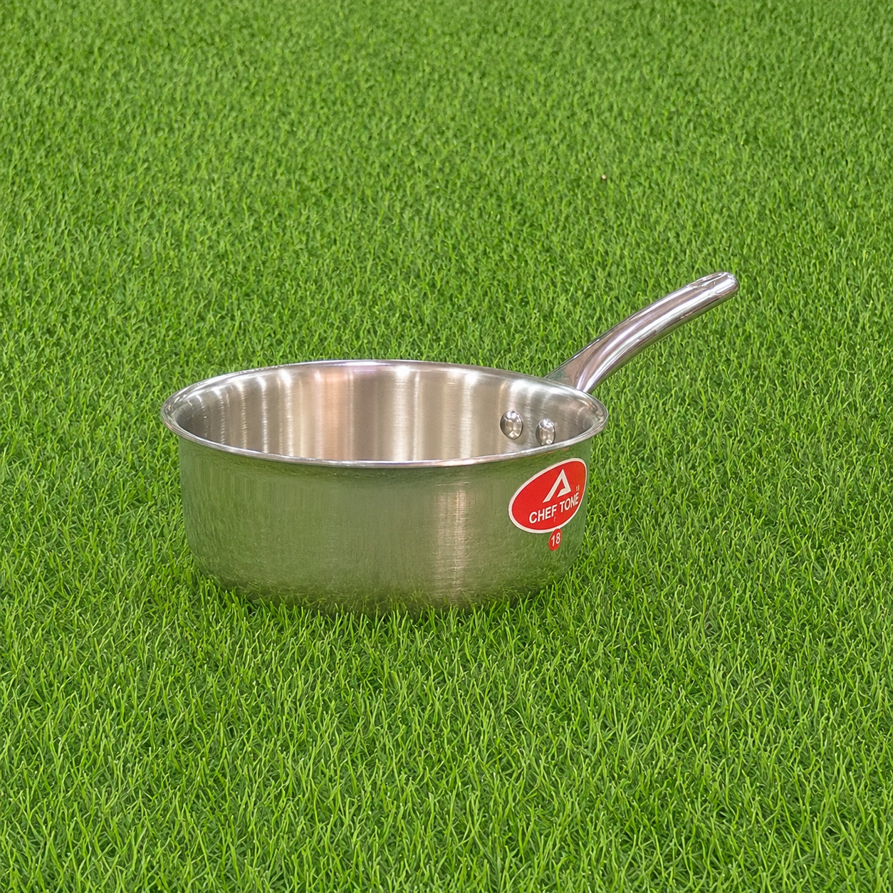 Chef Tone Triply Sauce Pan With SS Pipe Handle Regular Series