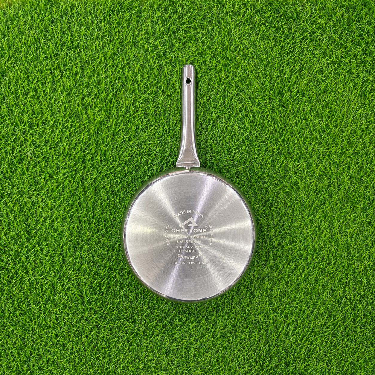 Chef Tone Triply Sauce Pan With SS Pipe Handle Regular Series