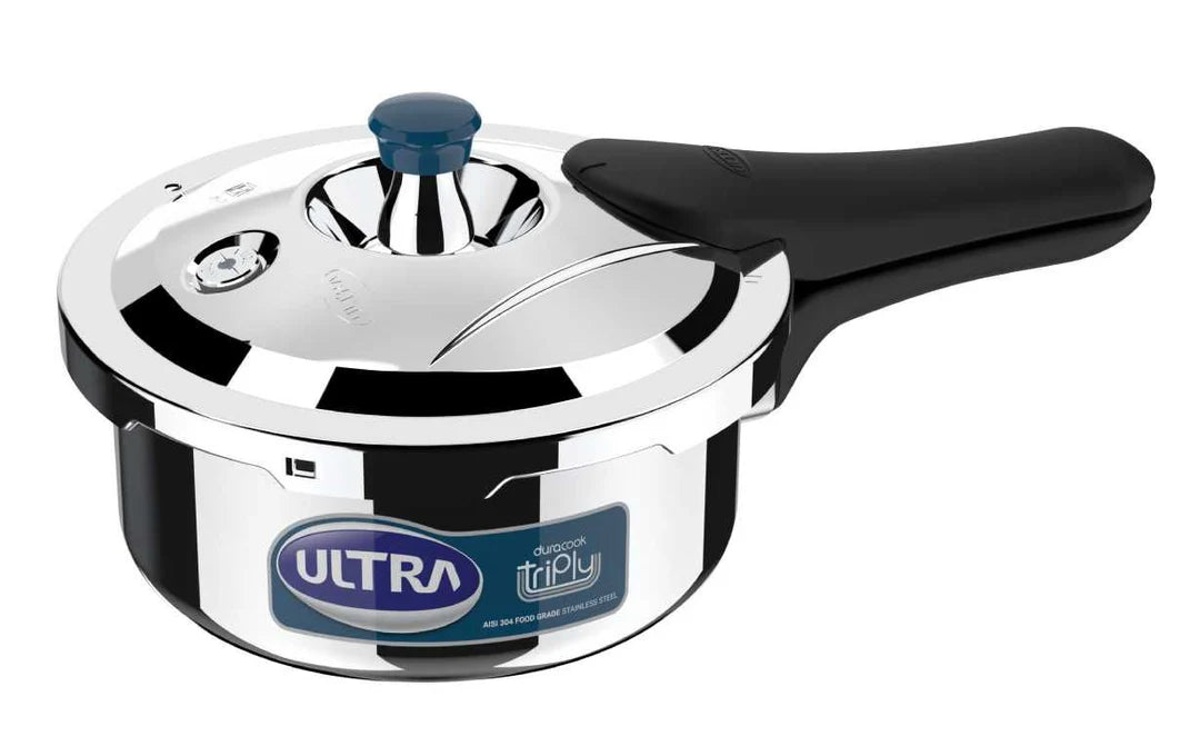 Endura Triply Stainless Steel  Pressure Cooker with Induction Bottom