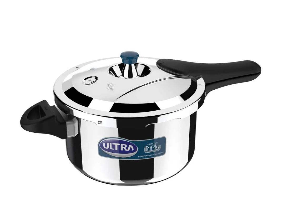 Endura Triply Stainless Steel  Pressure Cooker with Induction Bottom