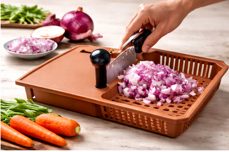 Anjali Deluxe Fantastique Veg & Fruit Cutter Cut N Wash