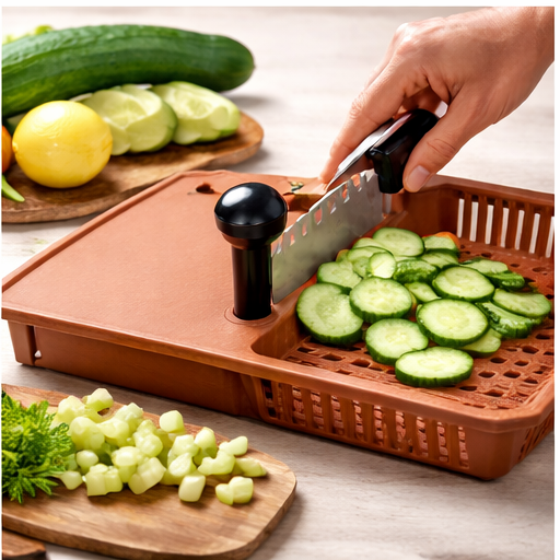 Anjali Deluxe Fantastique Veg & Fruit Cutter Cut N Wash