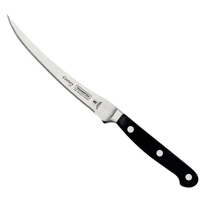 Century Stainless Steel Tomato  Micro-Serrated Blade Kitchen Knife | Professional Tomato Slicer