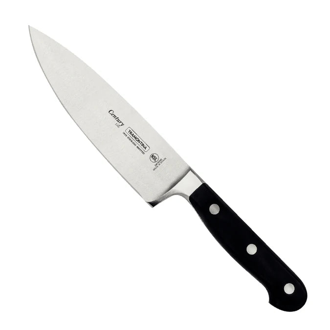 Century 6 Inch Stainless Steel Chef Knife | Professional Kitchen Cutting Knife | Ergonomic Handle