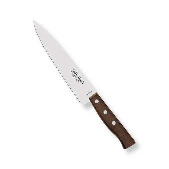 Tramontina 15cm Chef Knife | Premium Stainless Steel Cook’s Knife with Brazilian Wood Handle for Everyday Cooking