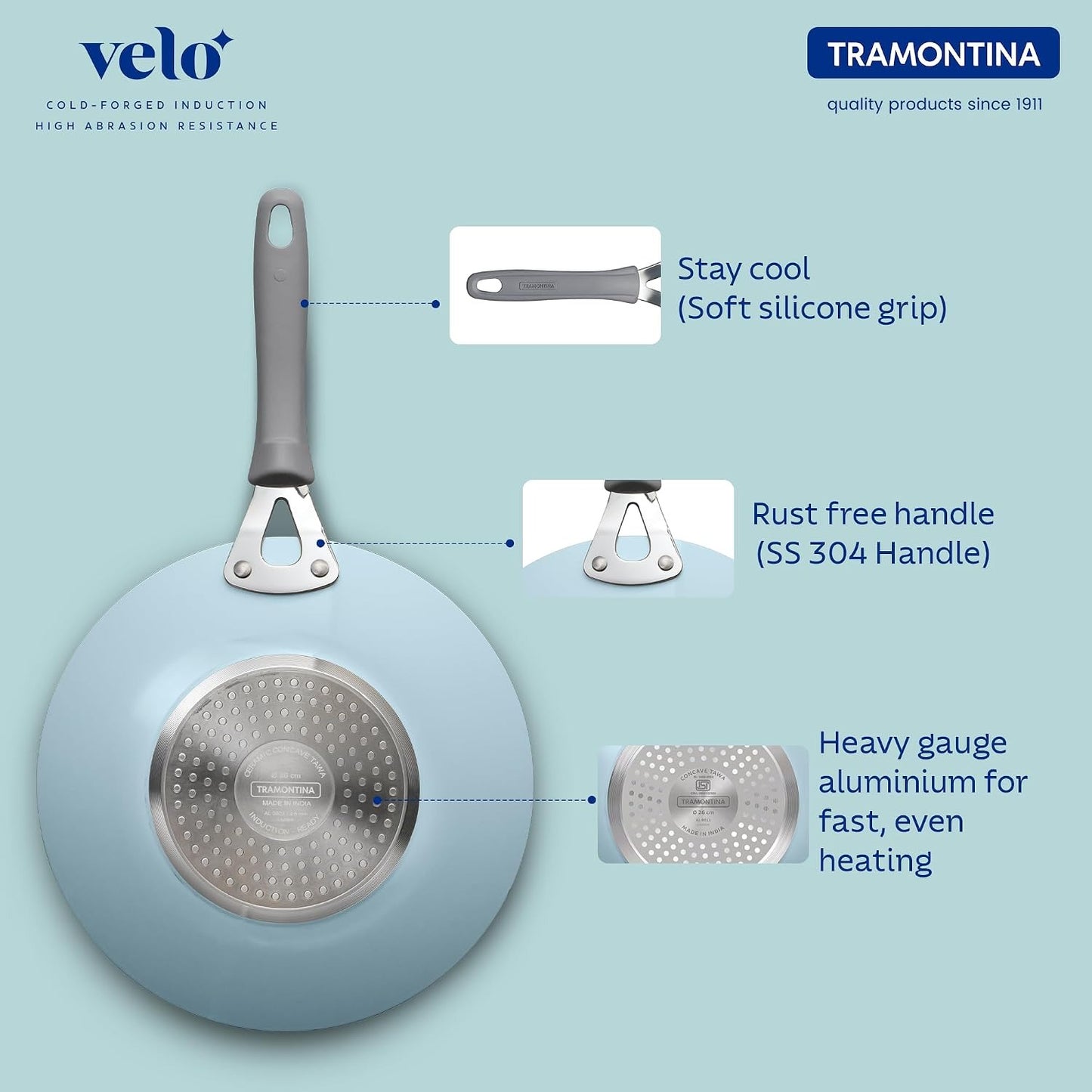 Tramontina Velo Concave Tawa