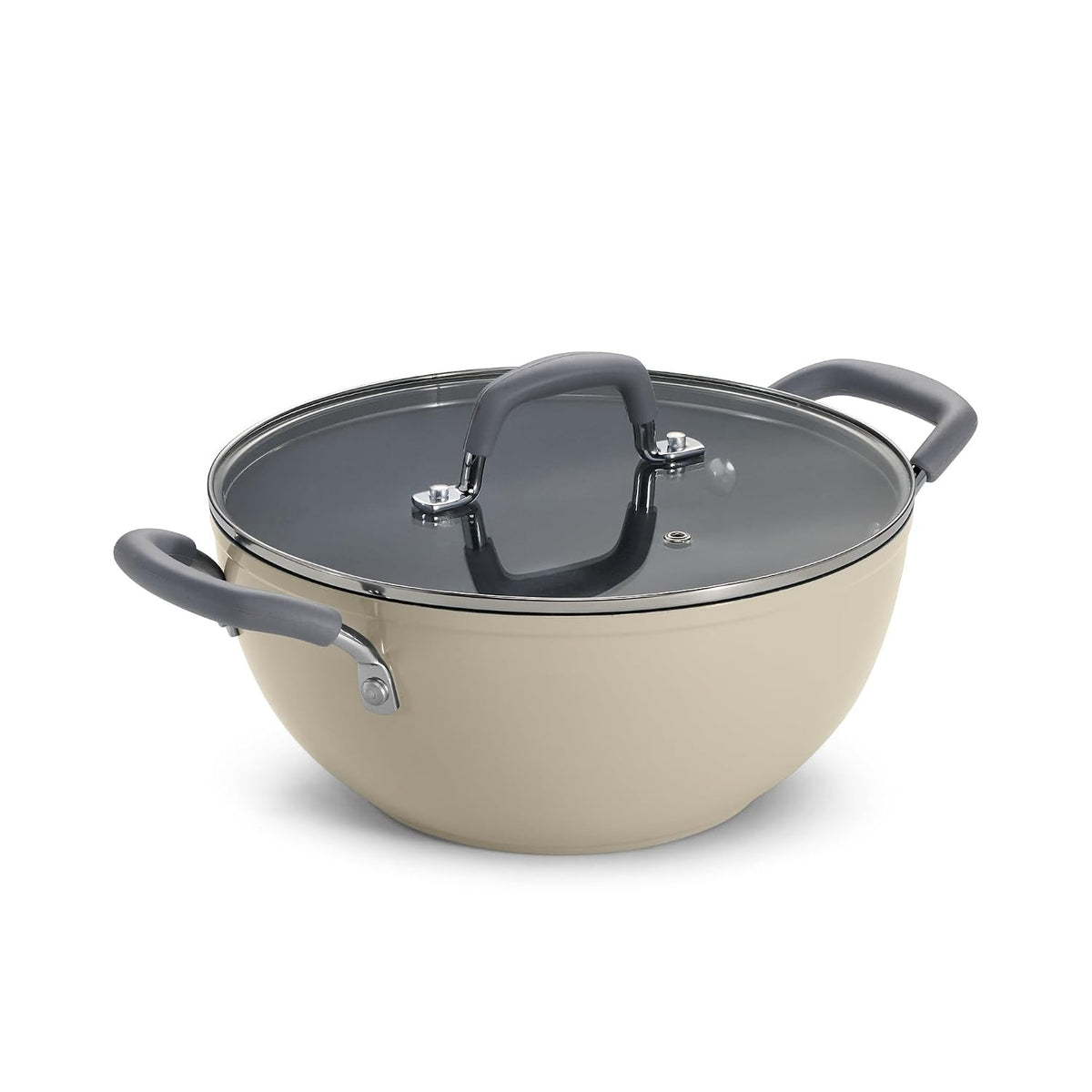 Tramontina Velo Kadai with Flat Glass Lid