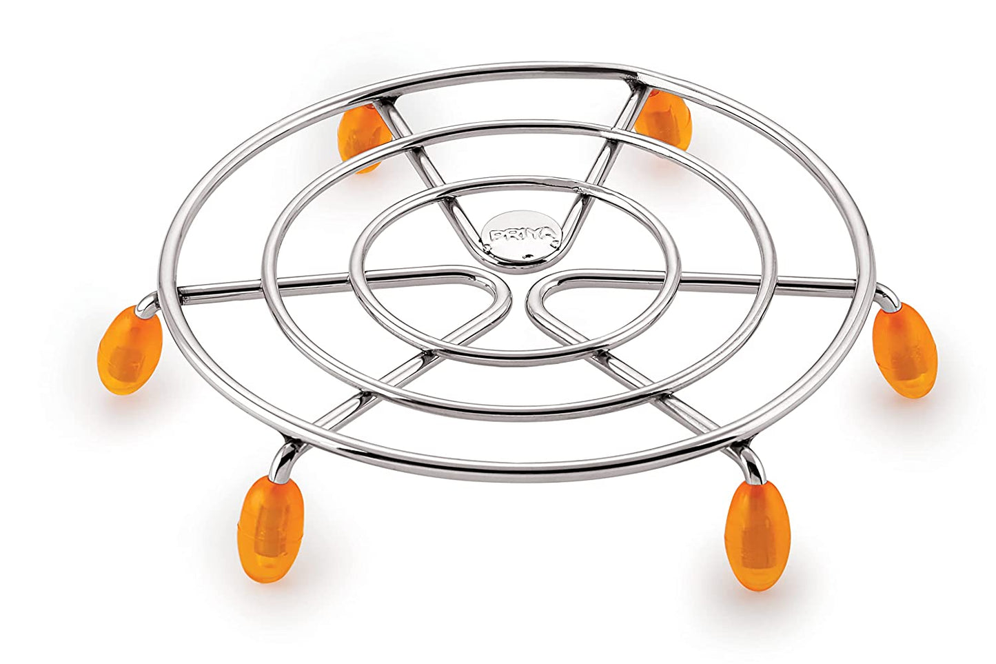 Priya Heavy Stainless Steel Hot Pot Stand/Casserole Stand/Hot & Cold Cauldron Stand/Stainless Steel Heat Resistant Hot Pan/Pot Stand -Size Big (7inch) - Pack of 4