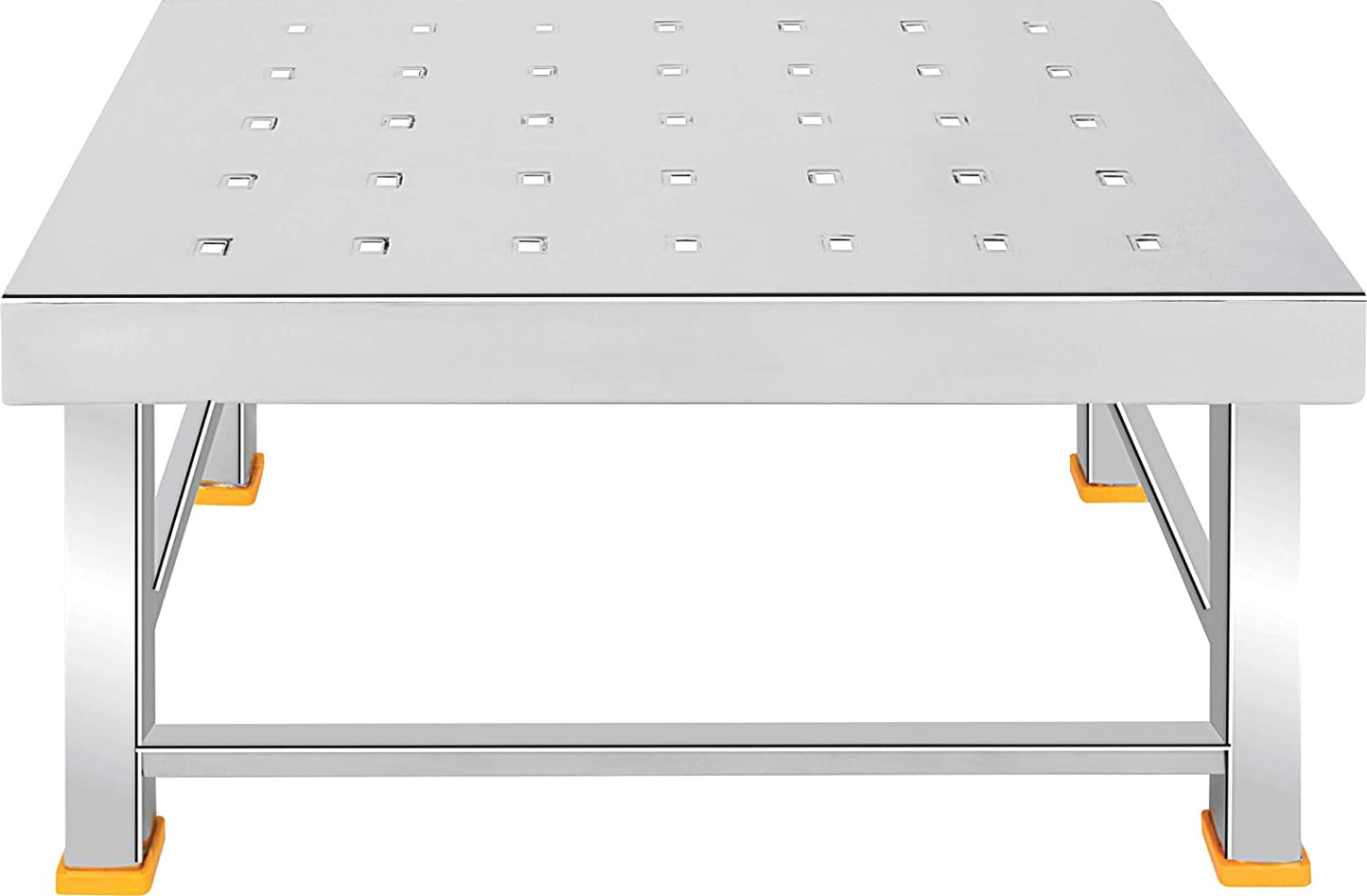 Priya Stainless Steel Stool, Table for Kitchen, Office, Home ,Furniture and Outdoor Size Big - Silver