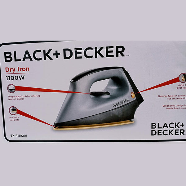 BLACK+DECKER DRY IRON 1100W (BXIR1102IN)