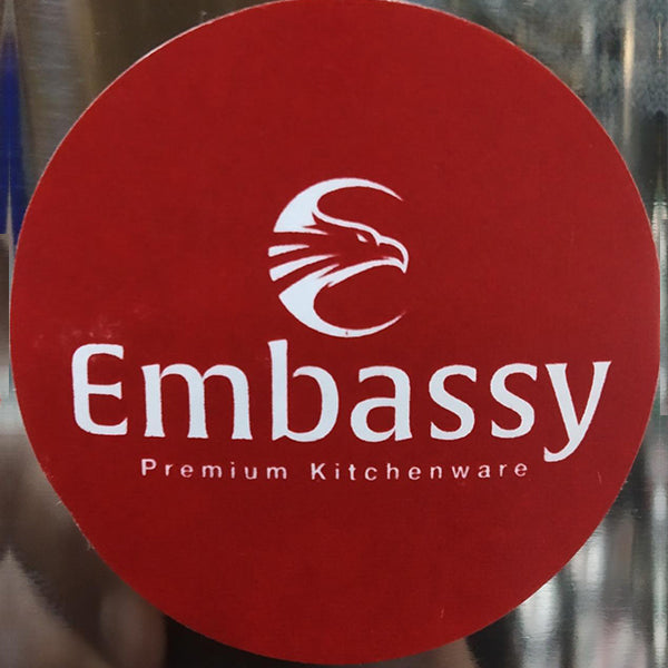 Embassy SS Cooker Separator H6.5 Suitable for 5 liters Prestige Popular and Popular Plus Outer Lid Pressure Cookers (2 Containers with Lifter, Stainless Steel)